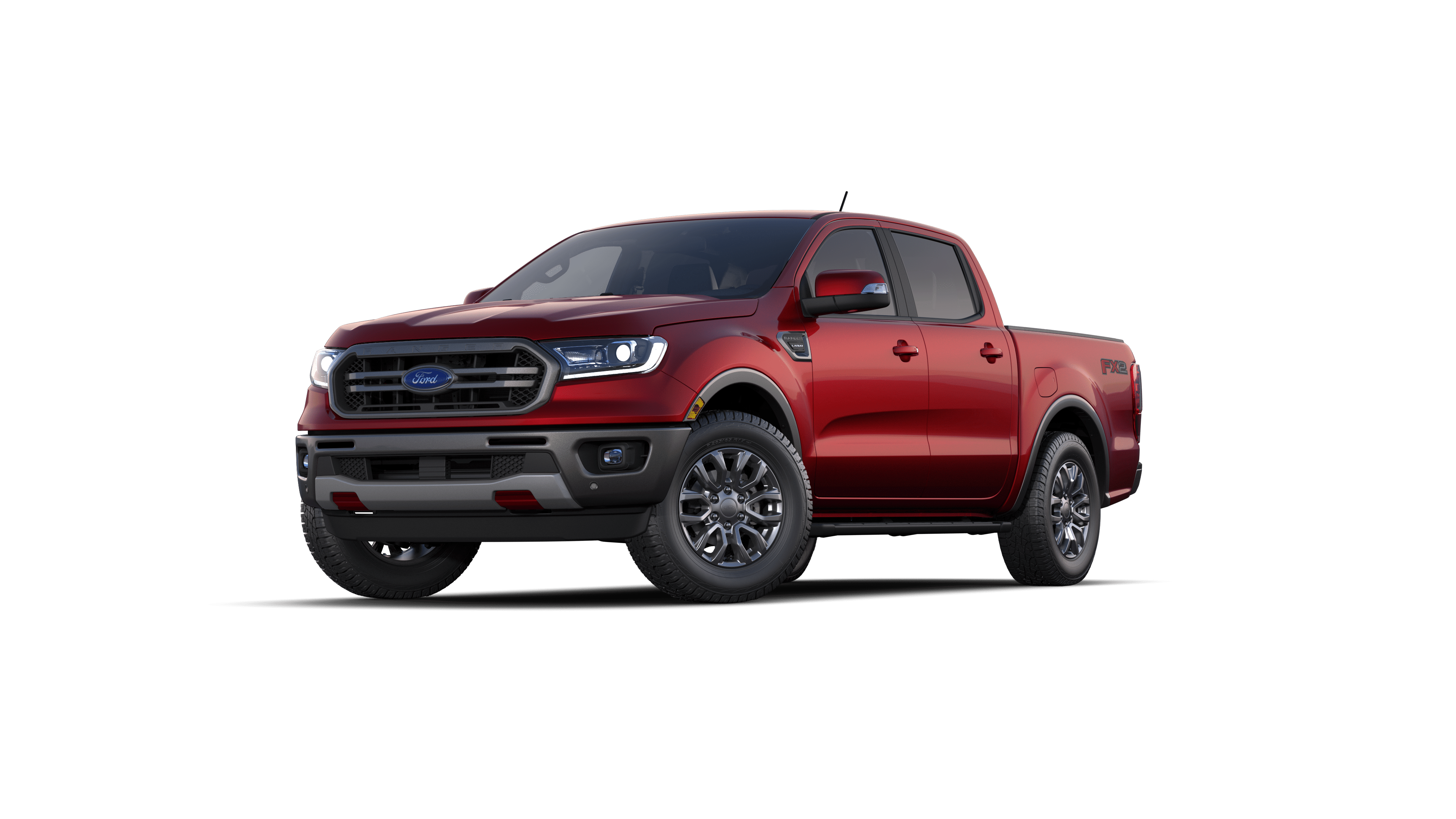 New Rapid Red Metallic Tinted Clearcoat 2021 Ford Ranger LARIAT 2WD